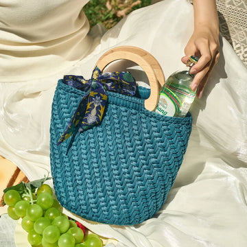 CrochetPark™  Elegant granny Crochet Bag DIY Kit